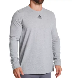 ADIDAS Amplifier 100% Cotton Regular Fit Long Sleeve Tee