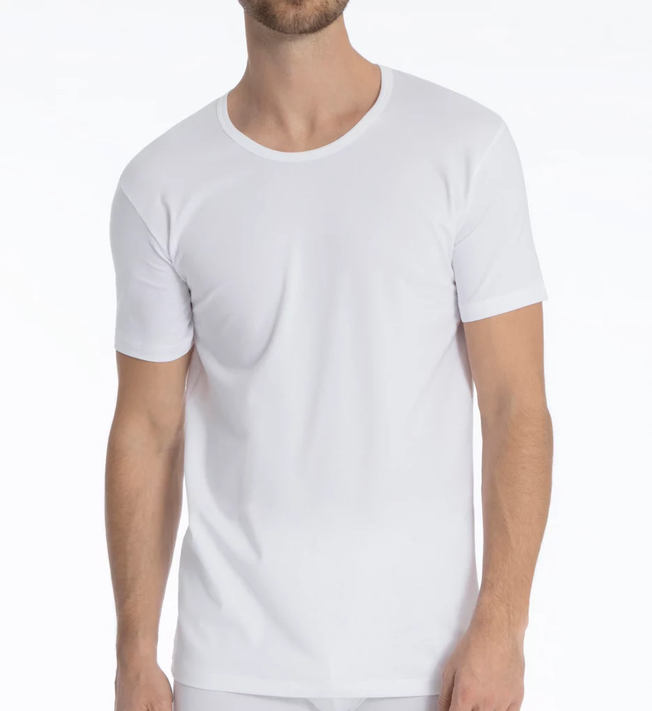 Calida Natural Benefit Crew Neck T-Shirts - 2 Pack - Image 2