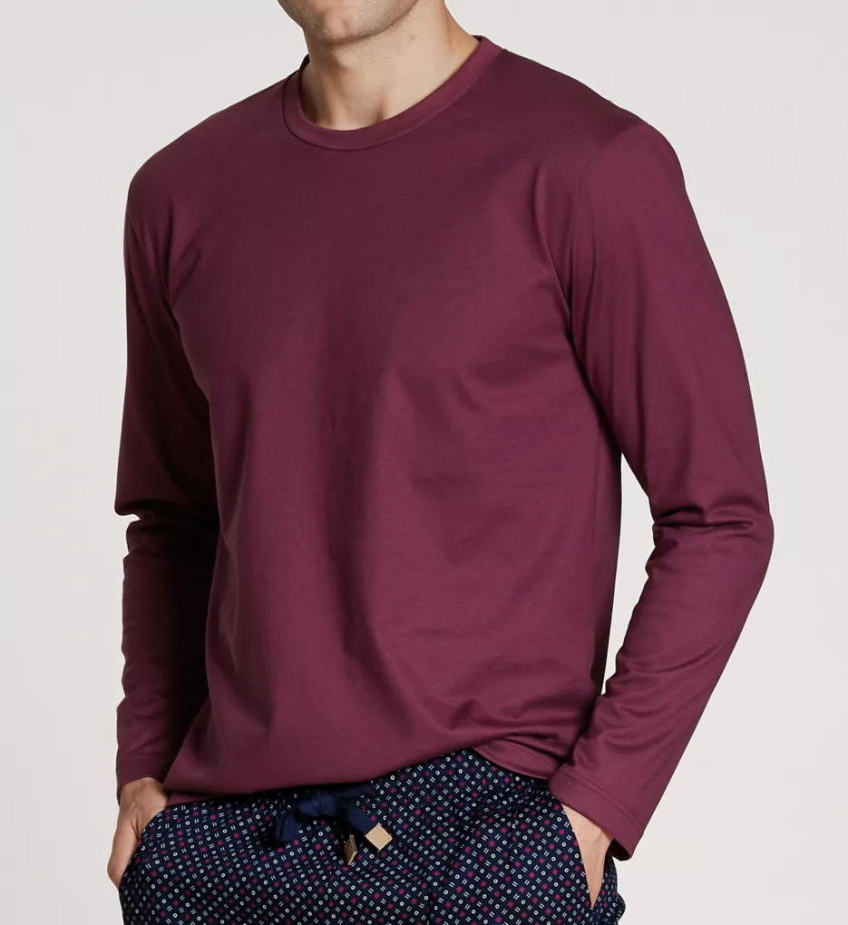 Calida Remix 100% Cotton Long Sleeve Lounge Shirt