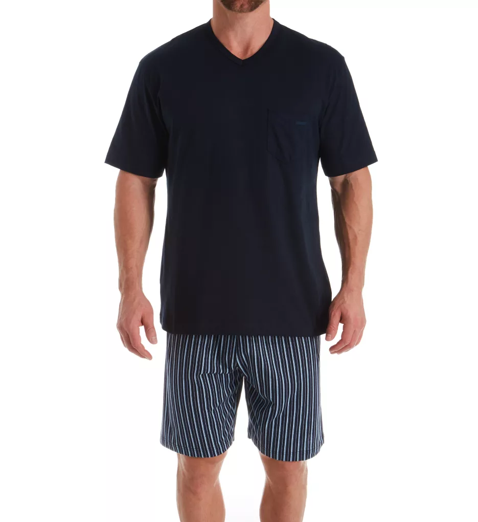 Calida Relax Imprint Cotton Lounge Short Set - Image 2