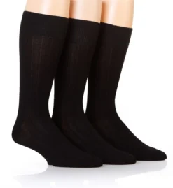 Calvin Klein Soft Touch Rib Dress Crew Sock - 3 Pack