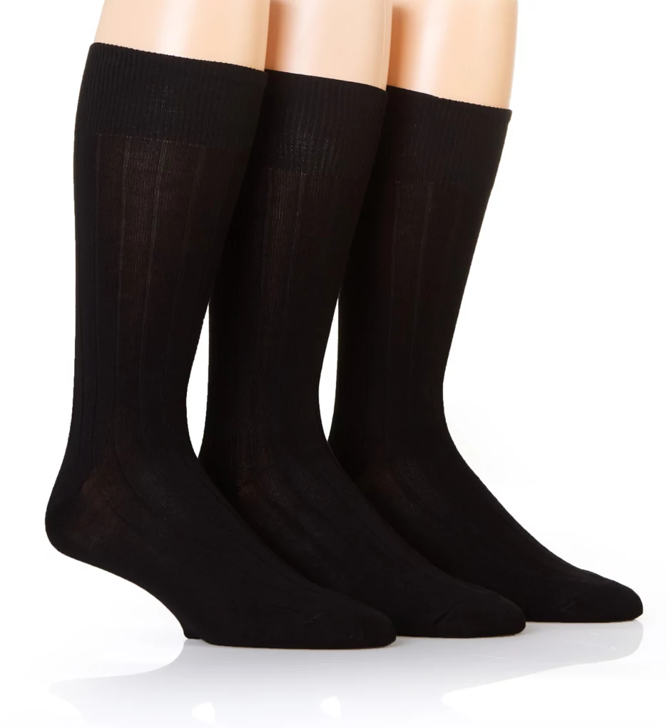 Calvin Klein Soft Touch Rib Dress Crew Sock - 3 Pack