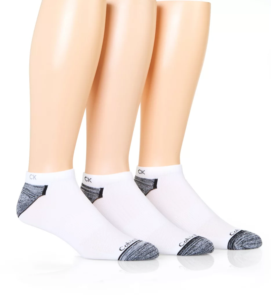 Calvin Klein Microfiber Performance No Show Sock - 3 Pack