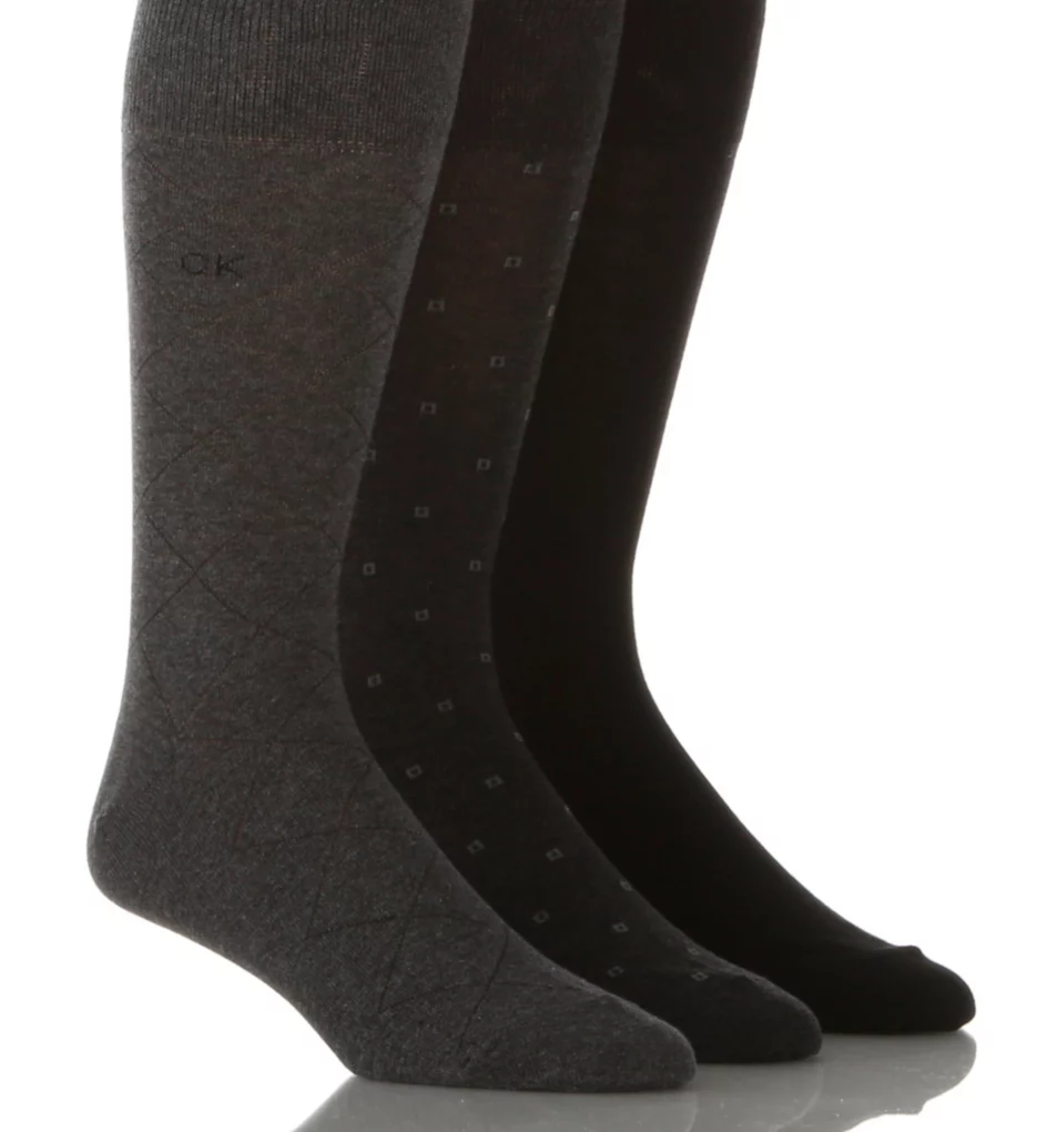 Calvin Klein Fashion Geometric Sock - 3 Pack