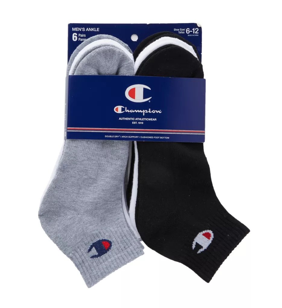 Champion Men's Logo Ankle Socks - 6 Pack - Image 2