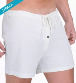Latex Free Organic Cotton Loose Boxers - 2 Pack