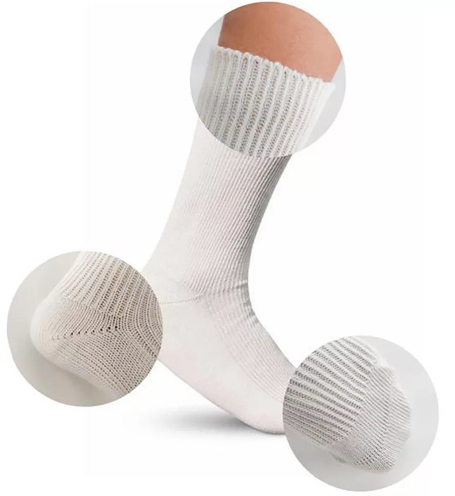 Elite Elastic-Free Organic Cotton Socks - 2 Pack - Image 4
