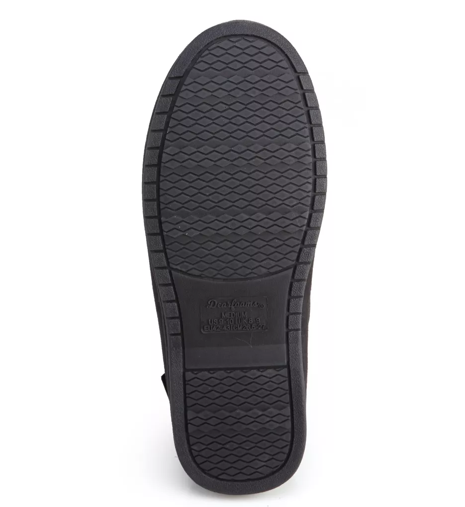 Microfiber Suede Moc Tie Slipper With Memory Foam - Image 3