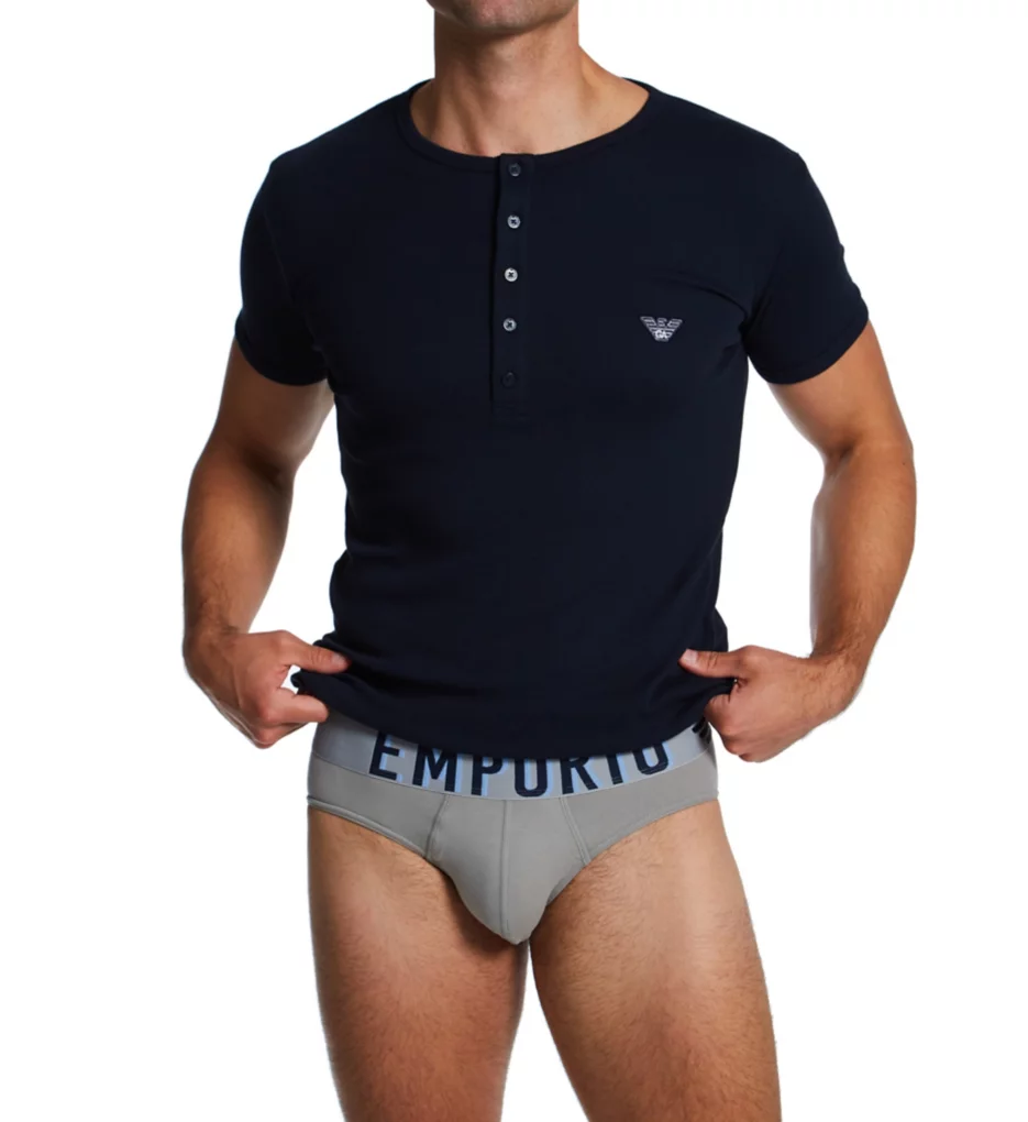 Emporio Armani Megalogo Cotton Stretch Brief - Image 6