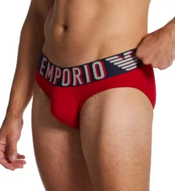 Emporio Armani Megalogo Cotton Stretch Brief