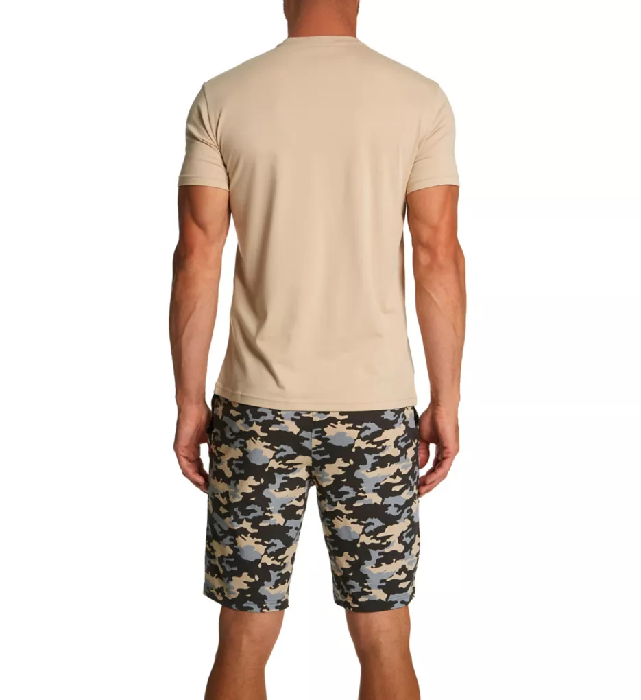 Emporio Armani Cotton Stretch Pajama Short Set - Image 3