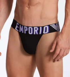 Emporio Armani Megalogo Cotton Stretch Jockstrap