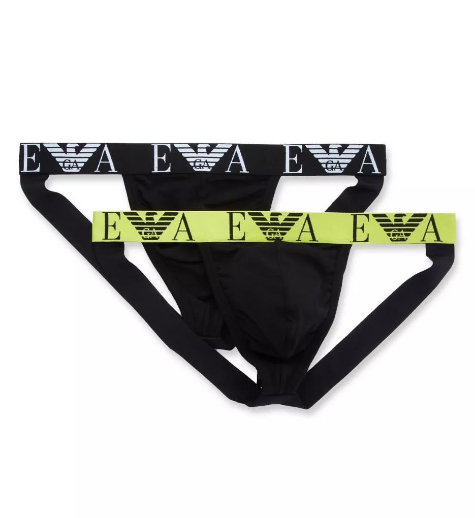 Emporio Armani Bold Monogram Jockstrap - 2 Pack - Image 5