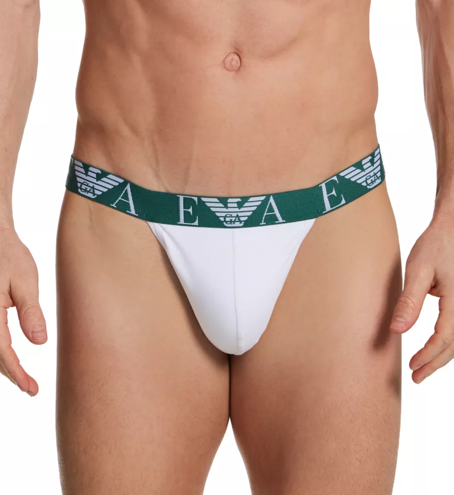 Emporio Armani Bold Monogram Jockstrap - 2 Pack - Image 2