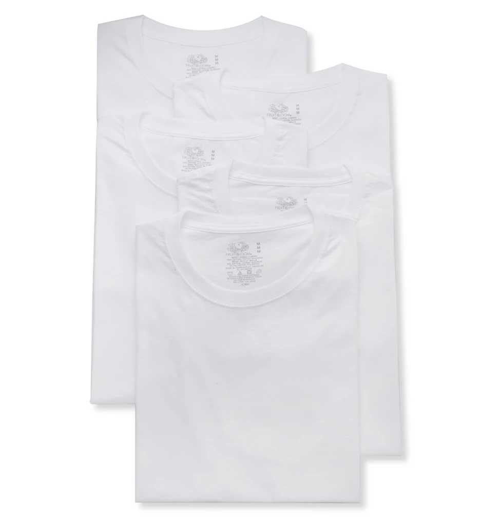FRUIT OF THE LOOM Coolzone Crew Neck T-Shirts - 5 Pack - Image 4