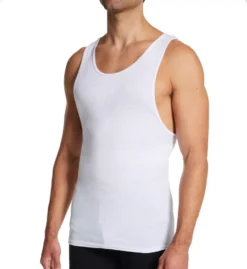 FRUIT OF THE LOOM Big Man Cotton Ribbed A Tank - 6 Pack