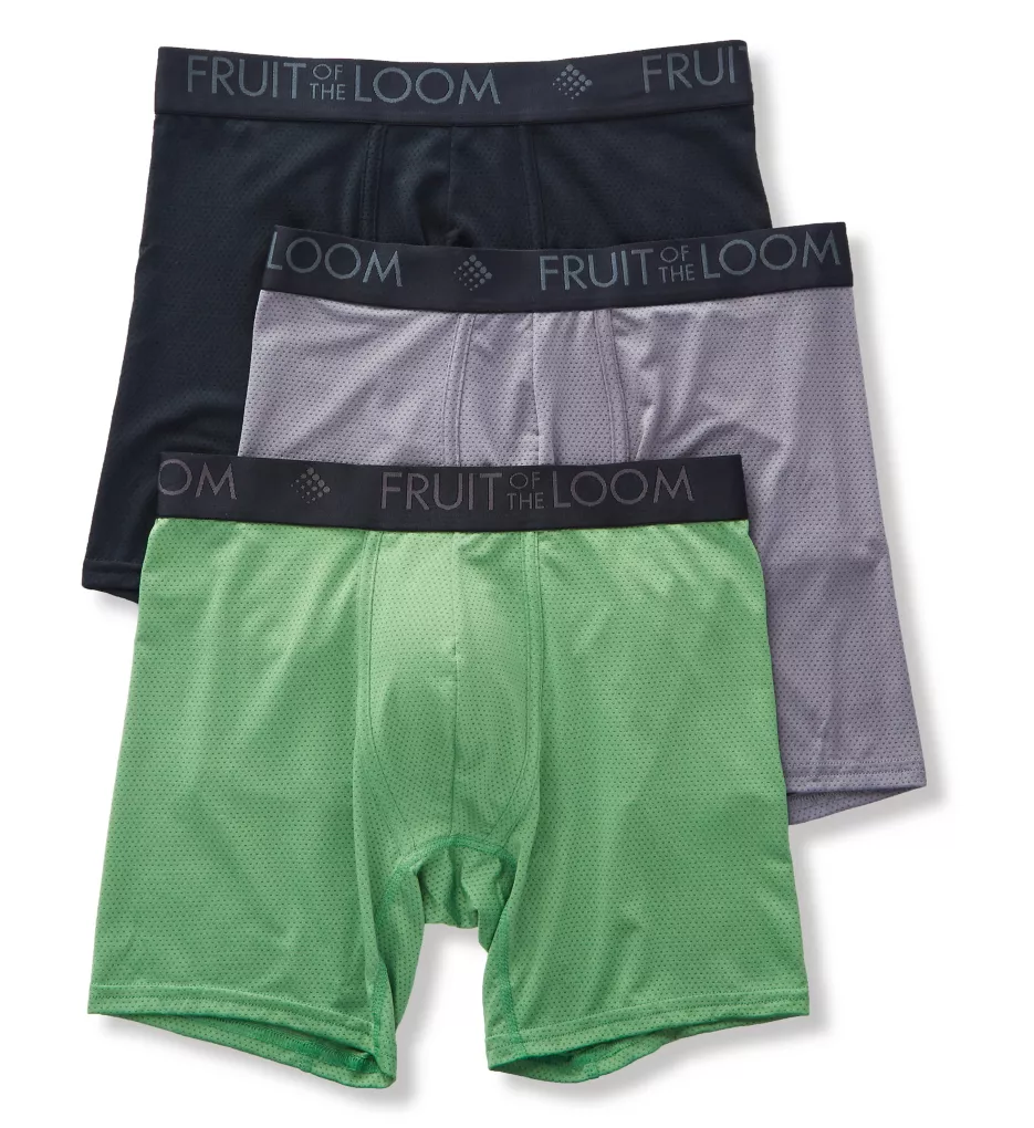 FRUIT OF THE LOOM Breathable Lightweight Boxer Briefs - 3 Pack - Image 5