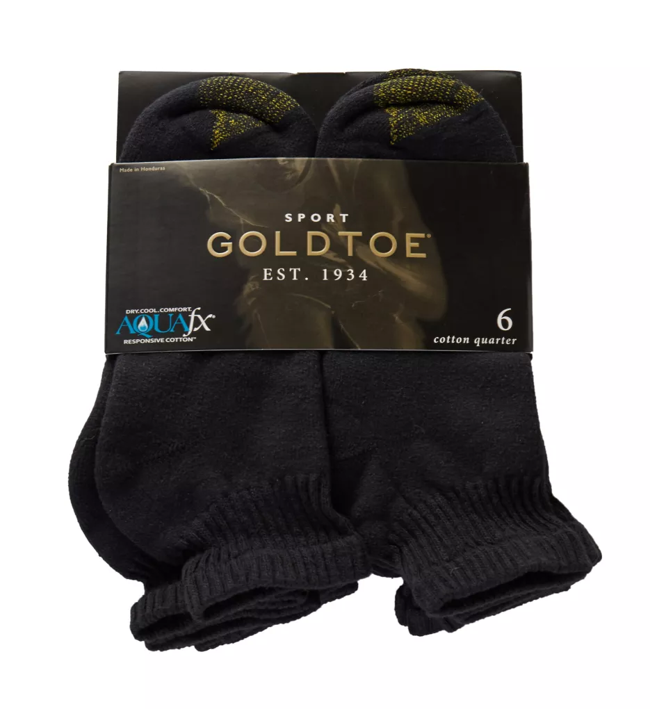 Cushioned Cotton Quarter Socks - 6 Pack - Image 2