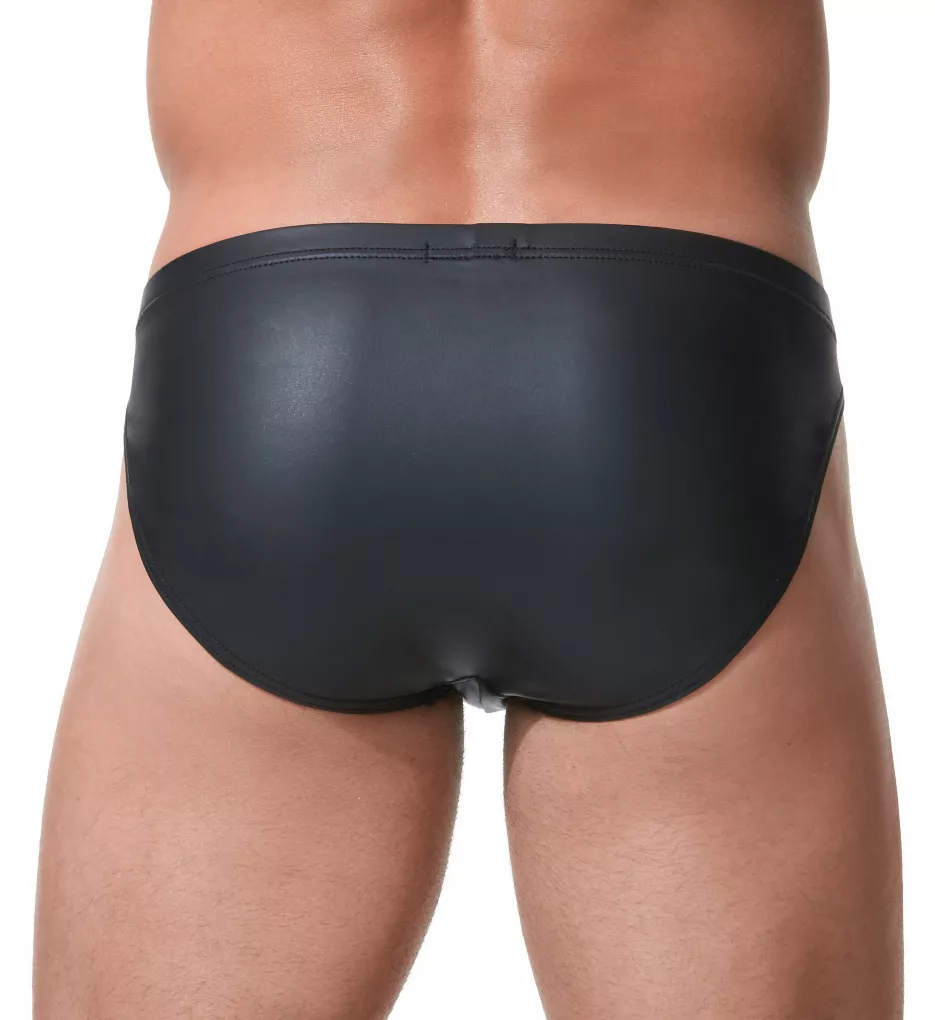 Crave Faux Leather Brief - Image 3