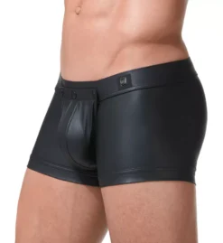 Crave Faux Leather Boxer With Detachable Pouch