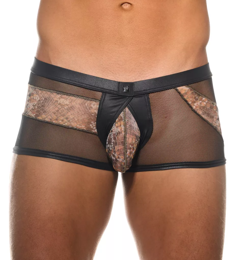 Sheer Animal Print Enhancing Trunk