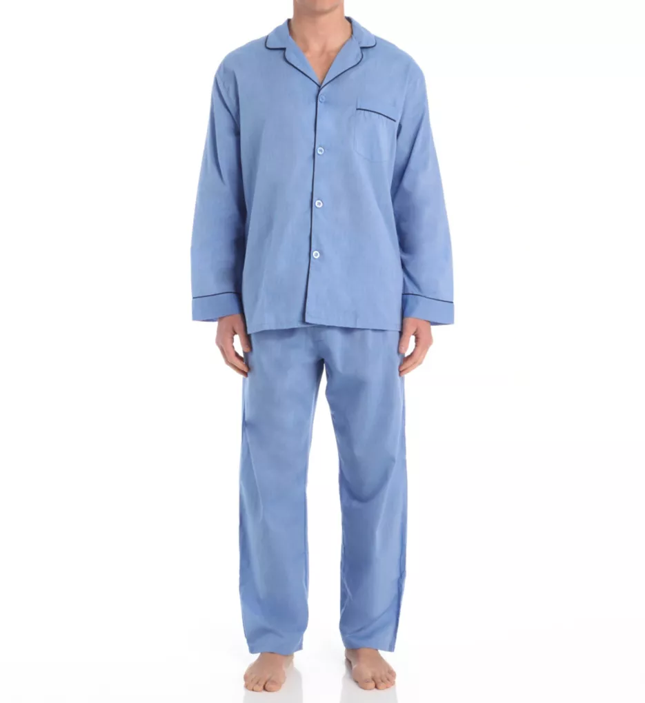 Hanes Big Man Classics Broadcloth Woven Pajama Set - Image 2