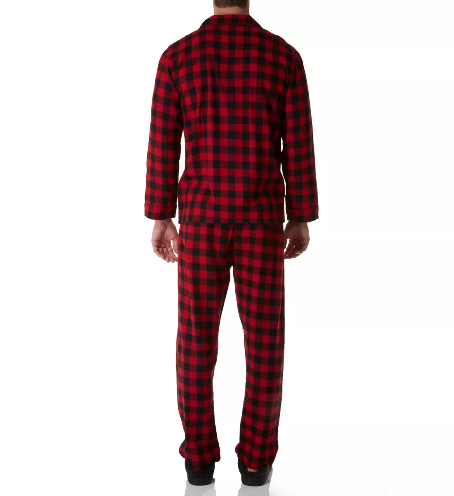 Hanes Big Man Plaid Flannel Pajama Set - Image 3