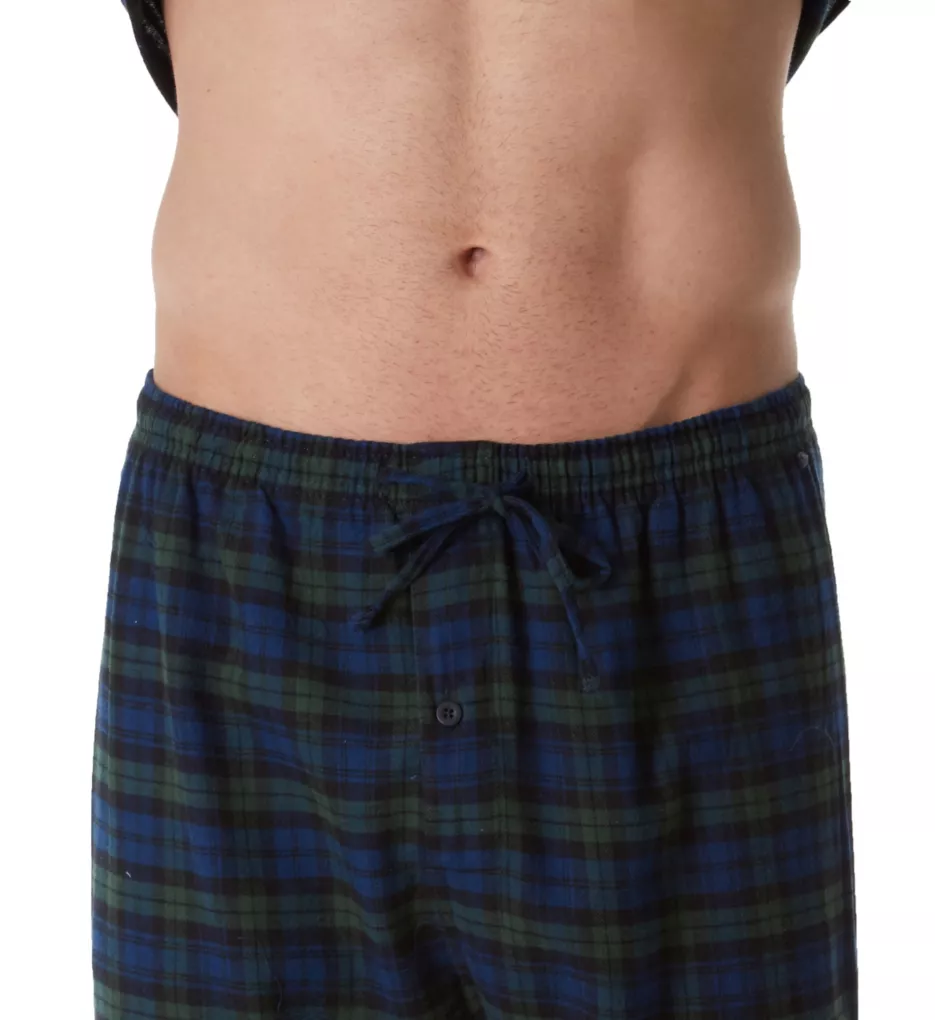 Hanes Big Man Plaid Flannel Pajama Set - Image 4
