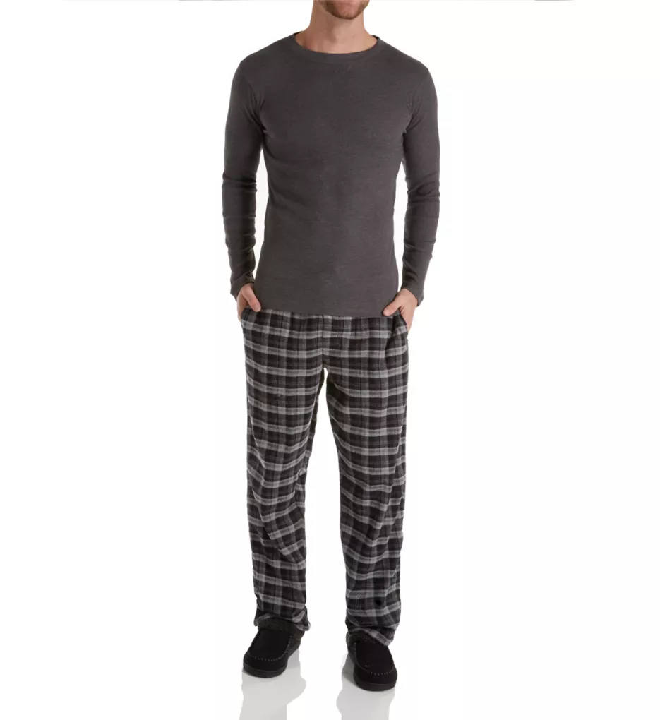 Hanes Big Man Plaid Flannel Pants - 2 Pack - Image 4