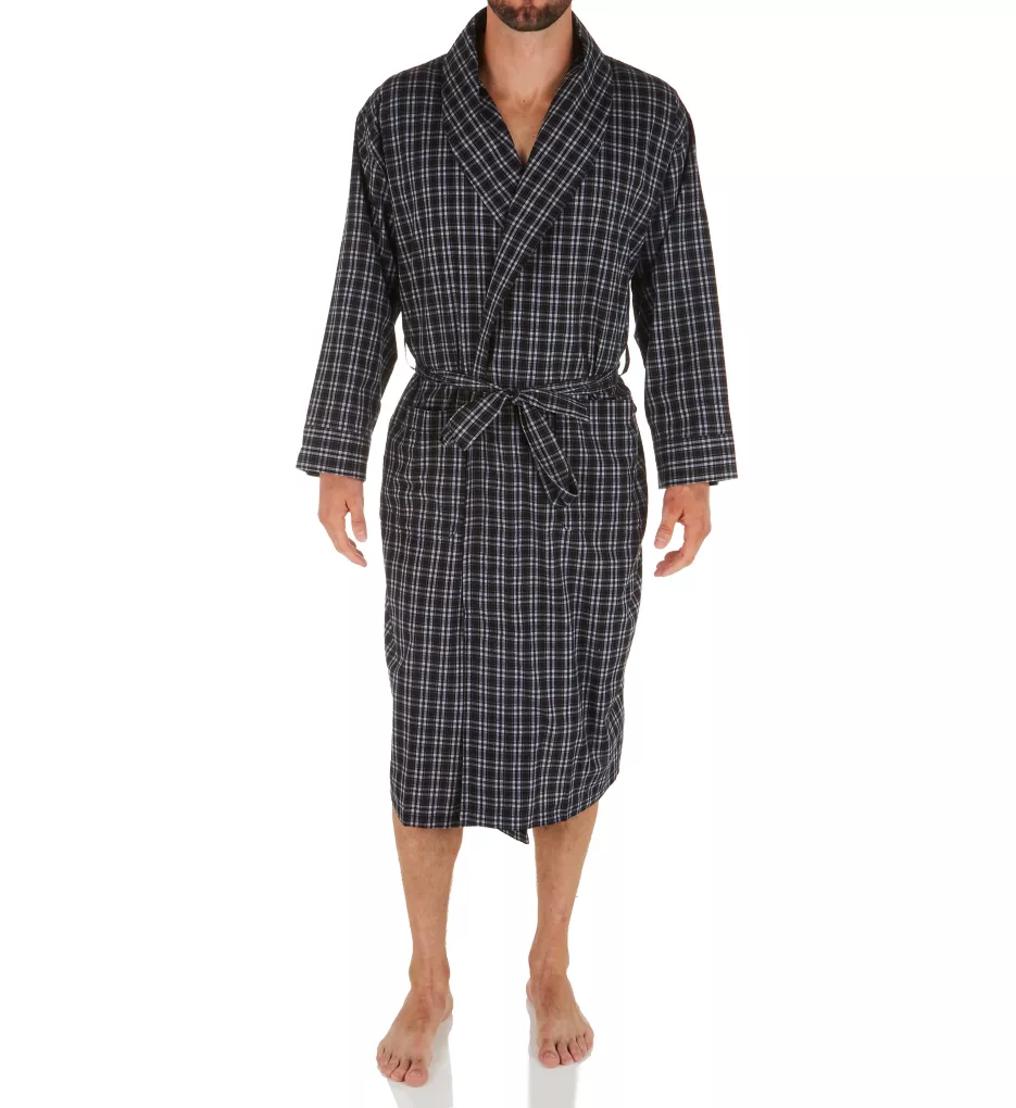 Hanes Big Man Woven Shawl Robe - Image 2