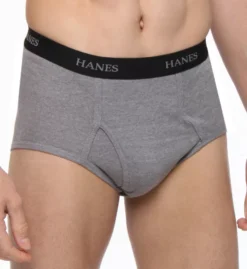 Hanes Premium Cotton Full-Cut Briefs - 7 Pack