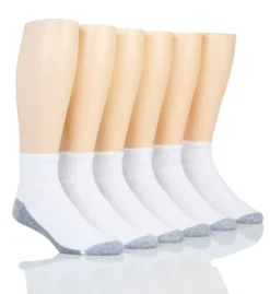 Hanes Fresh IQ Max Cushion Ankle Sock - 6 Pack