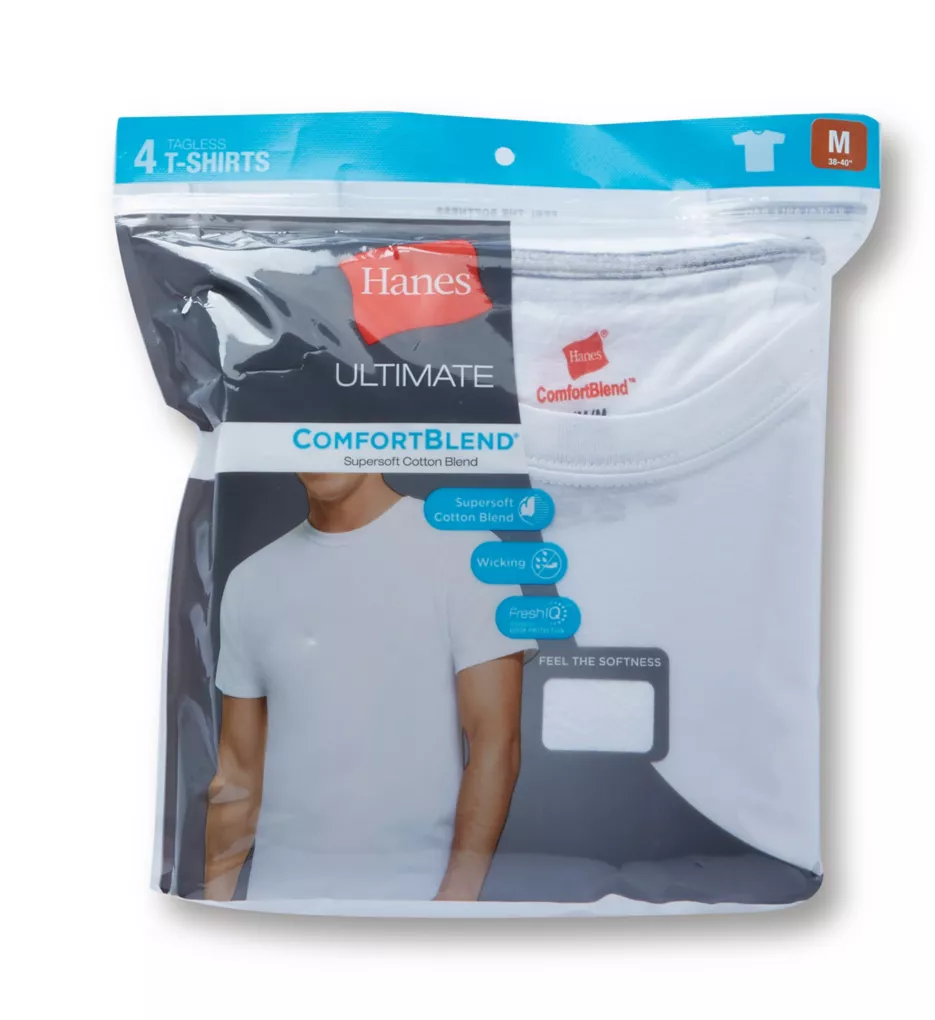 Hanes Ultimate Comfortblend T-Shirts - 4Pack - Image 4