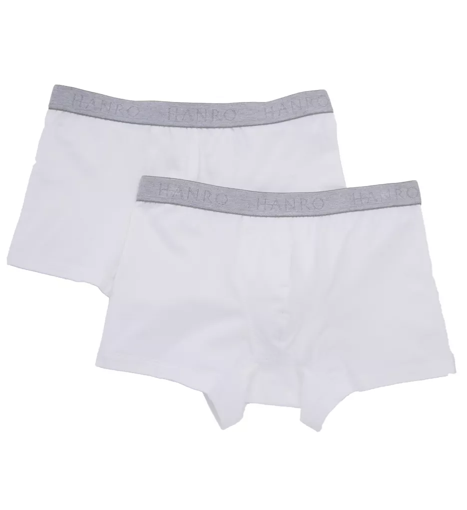HANRO Essentials Cotton Stretch Boxer Briefs - 2 Pack - Image 5