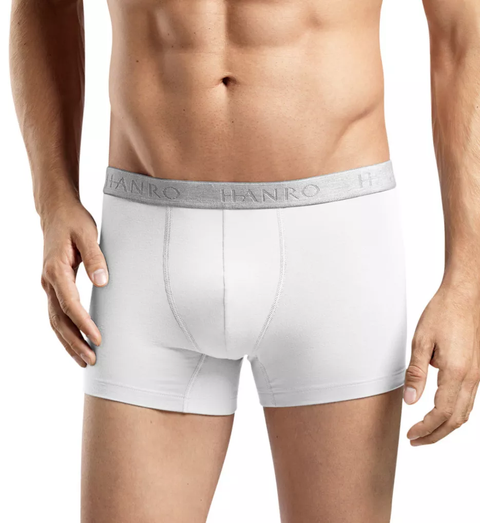 HANRO Essentials Cotton Stretch Boxer Briefs - 2 Pack - Image 2