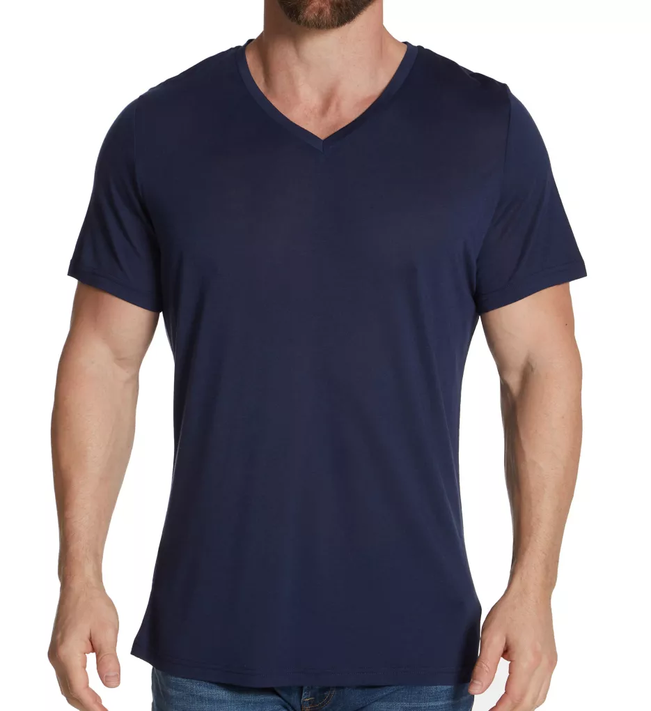 Hom Cocooning Modal V-Neck T-Shirt - Image 2