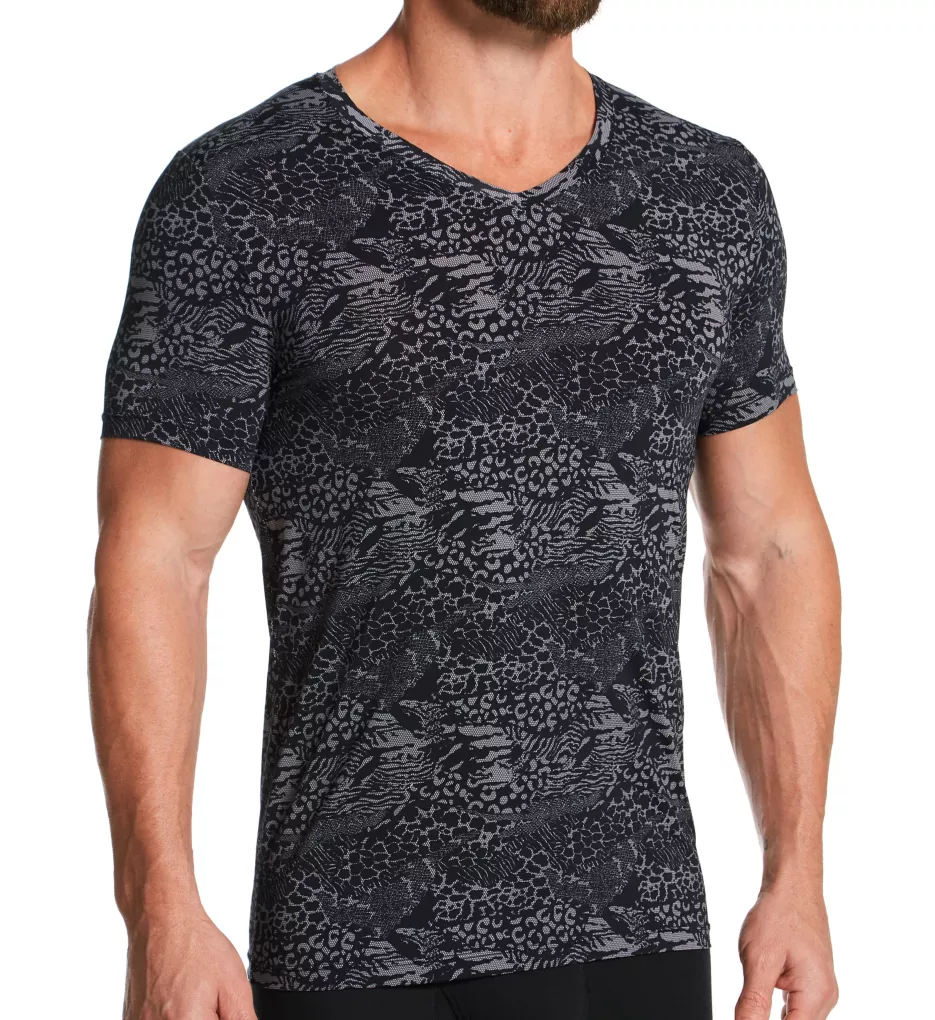 Hom Nairobi Printed V-Neck T-Shirt