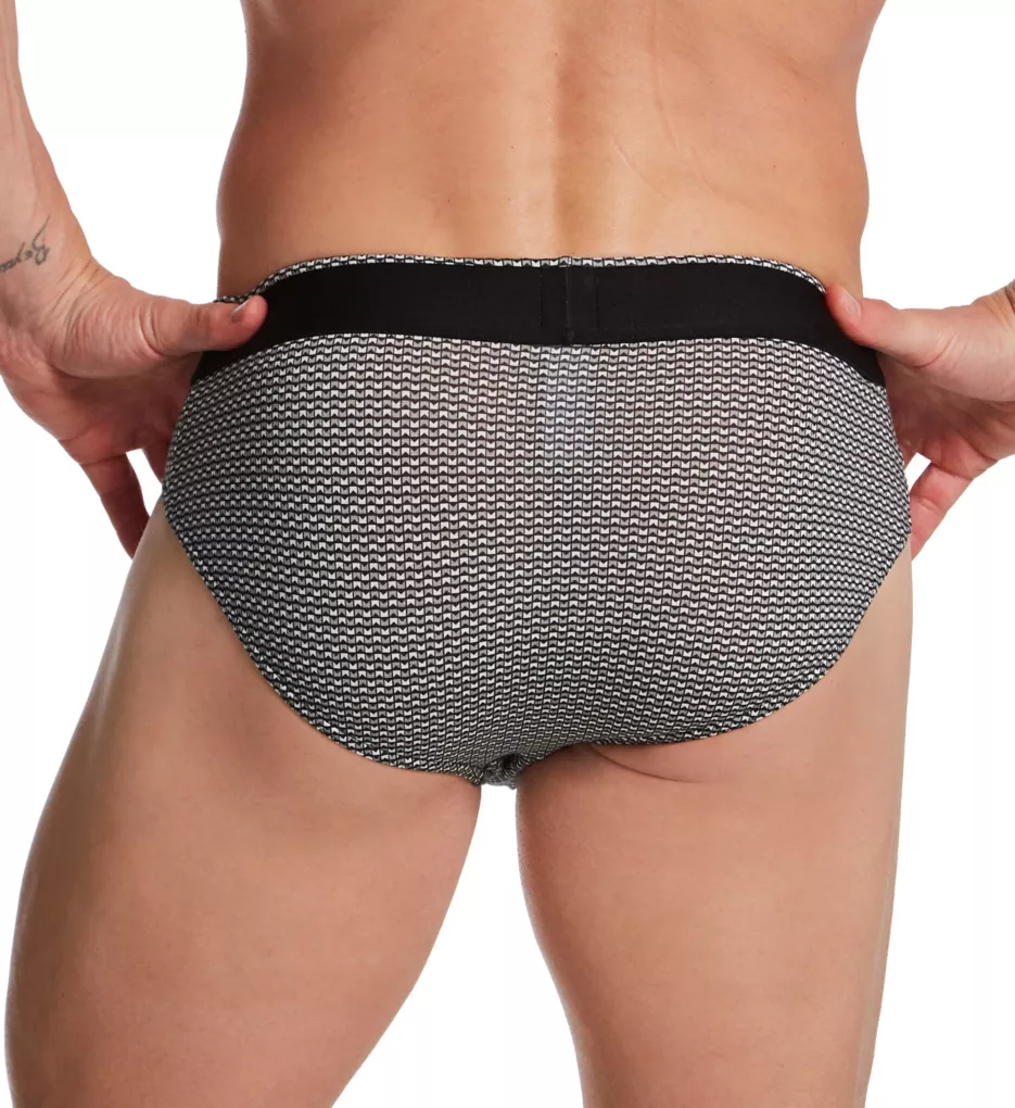 Hom Silvester Geometric Micro Print Comfort Mini Brief - Image 3