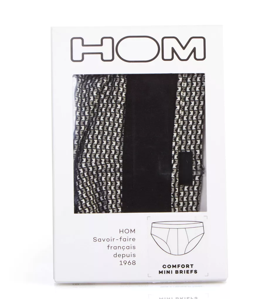 Hom Silvester Geometric Micro Print Comfort Mini Brief - Image 4