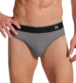 Hom Silvester Geometric Micro Print Comfort Mini Brief