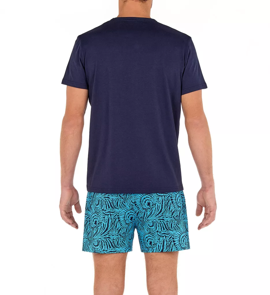 Hom Heliopolis 100% Cotton Pajama Short Set - Image 3
