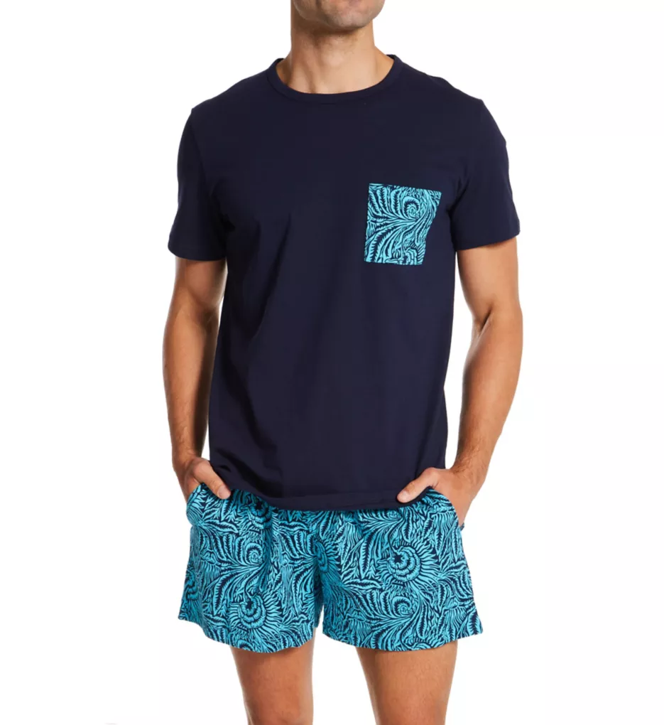 Hom Heliopolis 100% Cotton Pajama Short Set - Image 2