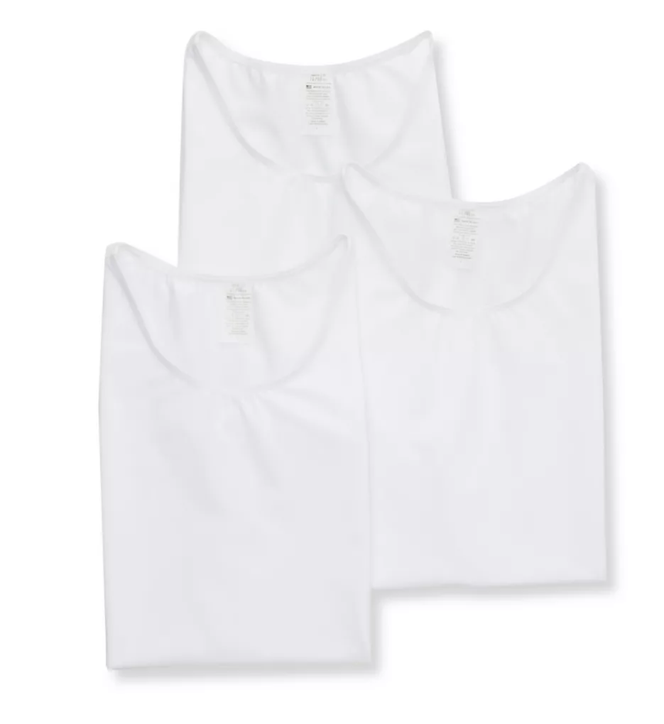 Slimming Compression Sleeveless Crew Tank - 3 Pack - Image 4