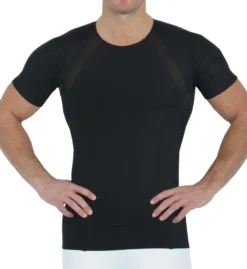 Power Mesh Crew Neck Tee W/ Back & Side Support