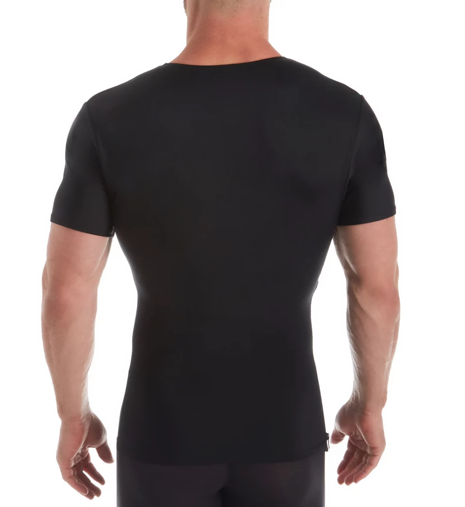 V-Neck Compression Shirt With Side Zipper - Image 3