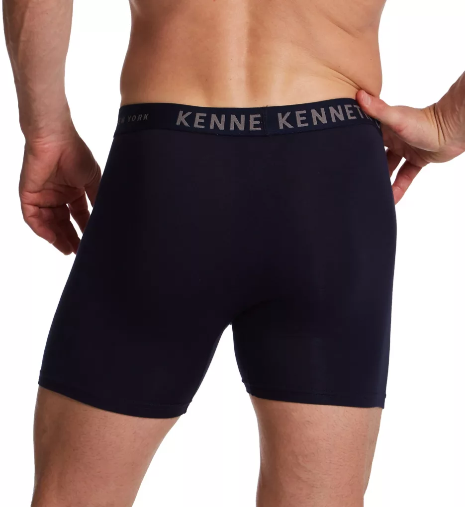 Kenneth Cole Pima Cotton & Modal Stretch Boxer Brief - 3 Pack - Image 3