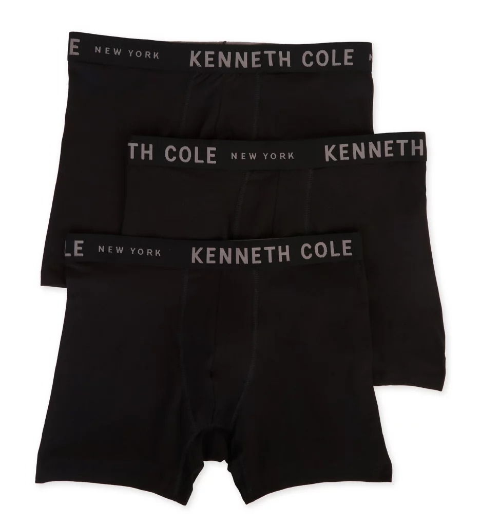 Kenneth Cole Pima Cotton & Modal Stretch Boxer Brief - 3 Pack - Image 5