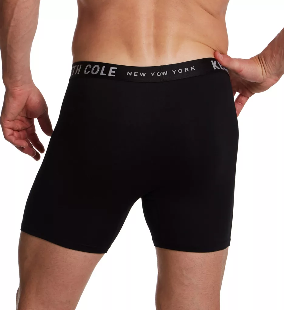 Kenneth Cole Classic Fit Microfiber Stretch Boxer Brief- 3 Pack - Image 3