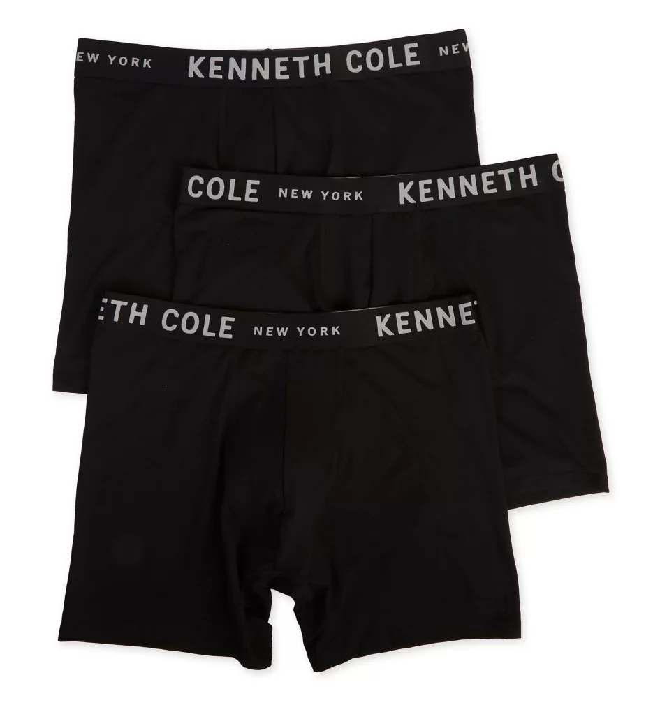 Kenneth Cole Classic Fit Microfiber Stretch Boxer Brief- 3 Pack - Image 5