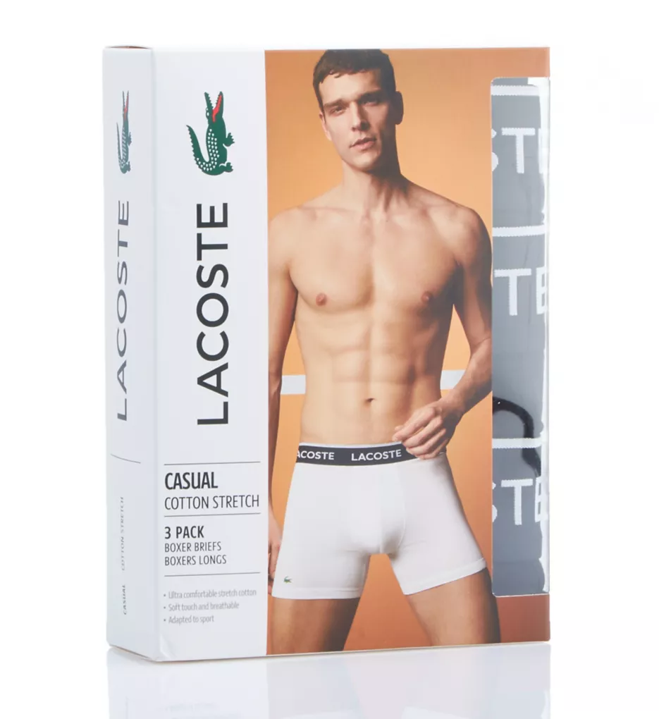 Lacoste Casual Classic Boxer Briefs - 3 Pack - Image 4